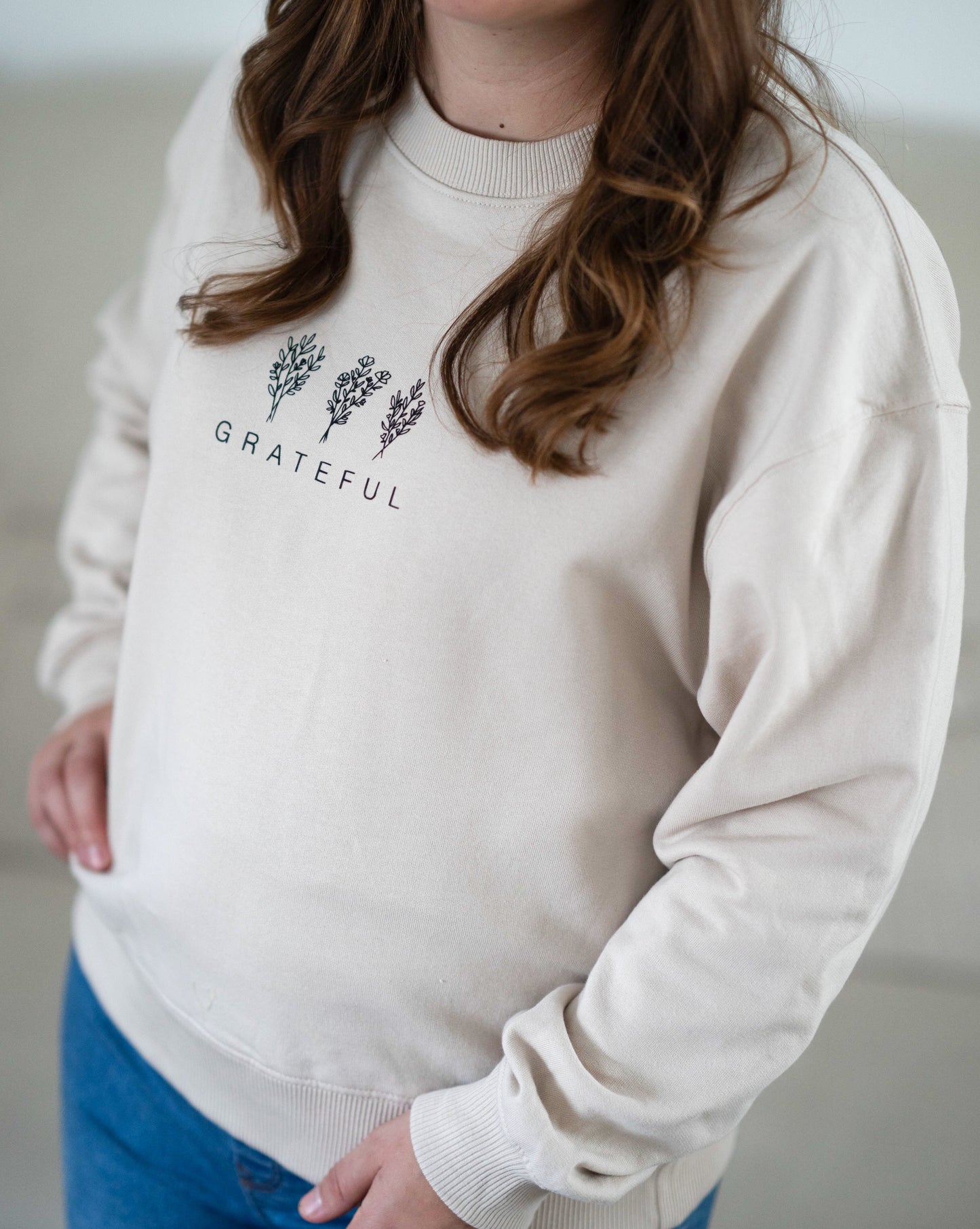 Sweatshirt " GRATEFUL"