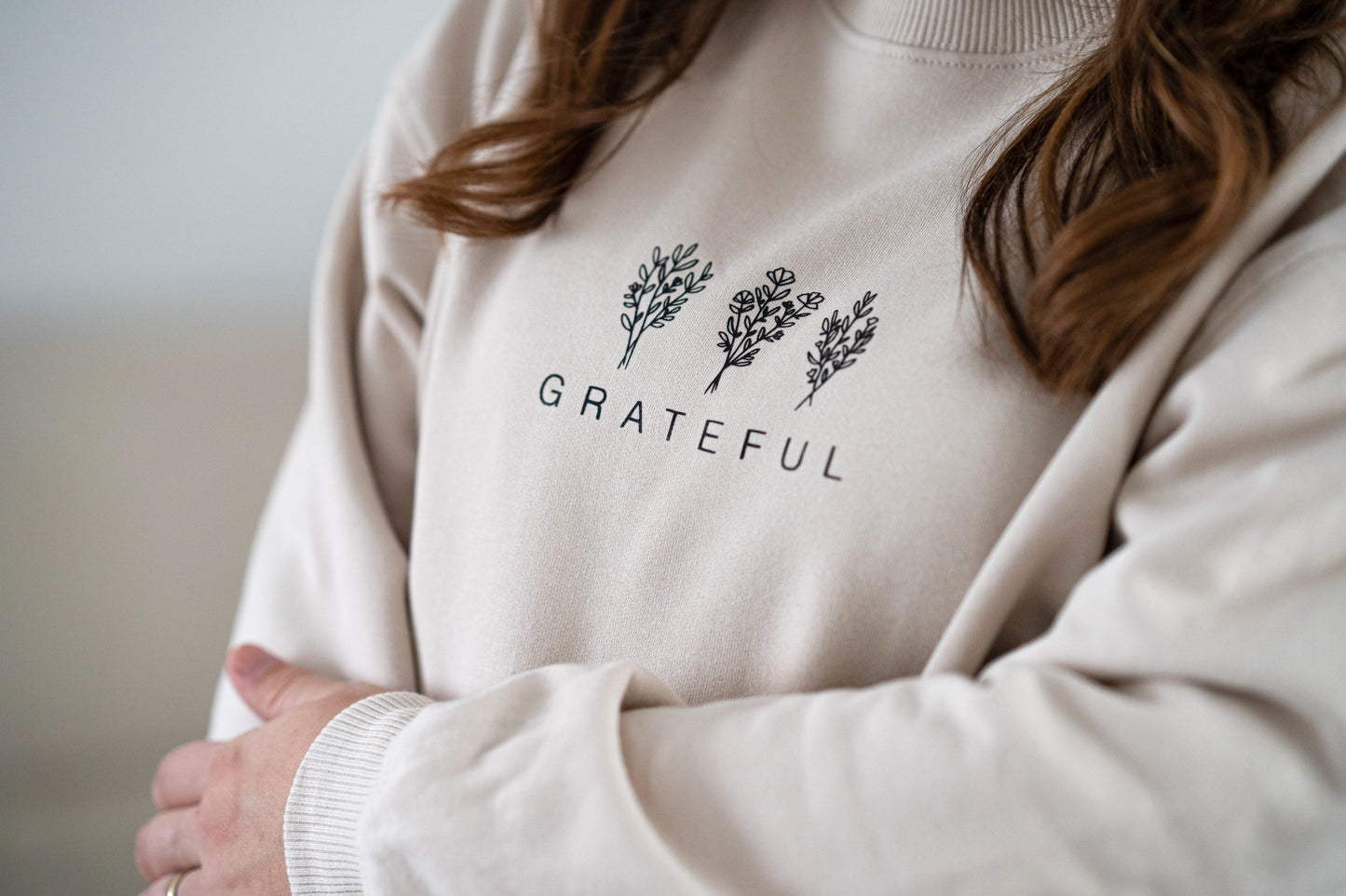 Sweatshirt " GRATEFUL"