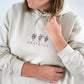 Damen Hoodie "GRATEFUL" Beige