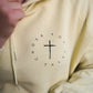 Damen Hoodie "JESUS CHOSE YOU" Pastellgelb / super cozy pastellgelb Geschenk für Frauen