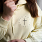 Damen Hoodie "JESUS CHOSE YOU" Pastellgelb / super cozy pastellgelb Geschenk für Frauen