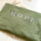 T-Shirt "HOPE in Jesus" soft olive