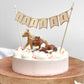 Cake Topper personalisiert Fahne/Wimpeln für Geburtstag, Taufe, Babyparty, sonstige Anlässe Holz Girlande