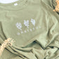T-Shirt "GRATEFUL" soft olive