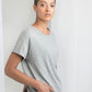 T-Shirt "GRATEFUL" soft olive