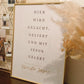 Individuelles Familien Poster "Hier wird gelacht, geliebt und mit Jesus gelebt", Geschenkidee