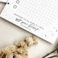 Notizblock A5 50 Blatt "Daily Notes" Schwarz weis, Bibelvers
