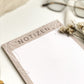 To Do Block A5 "Notizen, Lebe Liebe Lache" 50 Blatt, Schulnotizen